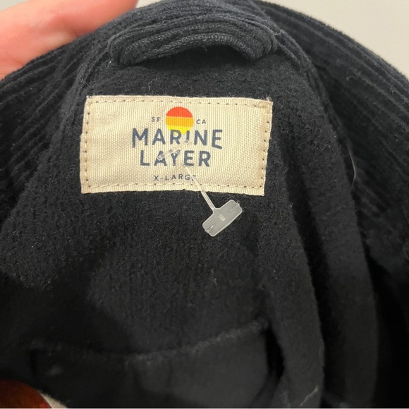 Marine Layer Black Corduroy Jacket XL - Picture 4 of 5